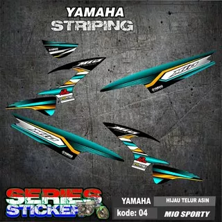 (cod) Striping - Sticker Yamaha Mio Smile/Sporty [04]  2004-2012 Variasi Racing