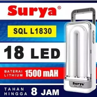 emergency lamp surya SQL L1830 (gratis buble)/lampu darurat emergency led di kota pontianak