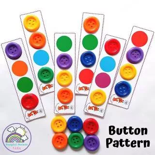 BUTTON PATTERN/KANCING JUMBO BERPOLA/MAINAN EDUKASI/MERONCE KANCING