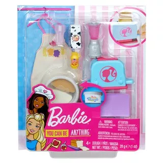 Barbie Cooking Baking Pack with Accessories and Barbie® Fashion Original Aksesoris Boneka Mattel