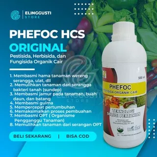 Phefoc HCS Pestisida Herbisida Fungisida Organik Cair Pembasmi Hama
