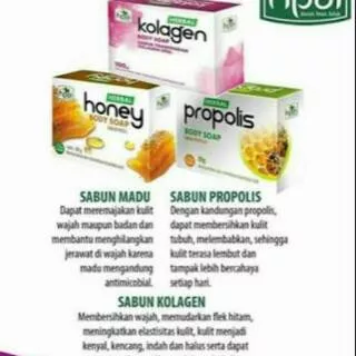 PSD/DC SABUN HPAI -Sabun Kolagen-Sabun Honey-Sabun Propolis