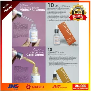 Serum Amura Paket 2 in 1 ( Gold + vitamin c ) Untuk Flek Hitam Dan Kulit Kusam