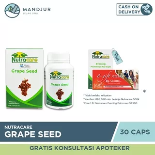 Nutracare Grape Seed - Suplemen Kesehatan Jantung