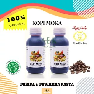 PERISA KOPI MOKA & PEWARNA PASTA 60ML CAP 2 ANTING | KOPI ESSENCE 60ML