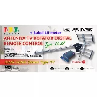 Antena Digital Remote Tanaka U27 Plus Kabel