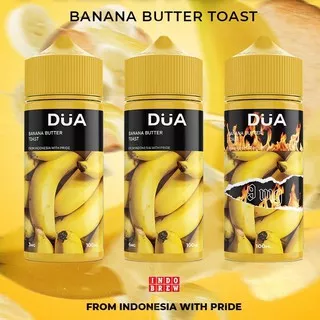 Liquid Vape Vapor Dua Banana Butter Toast 100ML By Indobrew Liquid vape