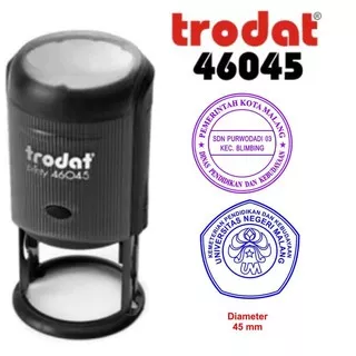 Stempel Trodat 46045 (stempel warna otomatis, Original Trodat)