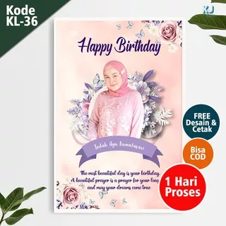 [+Cetak]Hiasan Pajangan Dinding Kado Wisuda Desain Souvenir Hadiah Flowers Pasangan Ultah Ulang Tahu