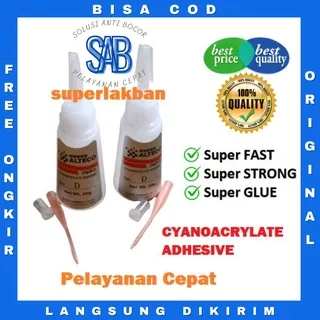 Lem Super Glue Alteco Instant Cyanoacrylate Adhesive Glue Japan Grade D Lebih Aman No Harmful Chemical Alteco