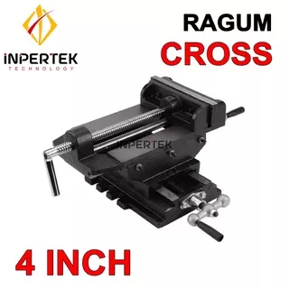 RAGUM 4 CROSS 100 MM CATOK 4 INCH VISE BENCH PENJEPIT TANGGEM MEJA SILANG