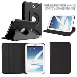 Samsung Galaxy Note 8.0 8 Inch N5100 N5120 Tab Rotate Leather Flip Book Cover Casing Case Kesing