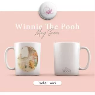 Mug Ceramic Pooh Classic Work (Winnie the Pooh Series)