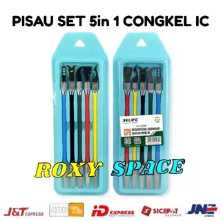 PISAU IC SET RELIFE RL-049B 5in1 / PISAU CONGKEL IC CPU