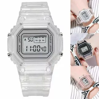 Jam tangan wanita pria digital jam tangan led sport anti air watch g shock wanita pria cewek 12