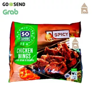 So Good Chicken Wings Spicy | Sayap Ayam Berbumbu Pedas 400 Gram