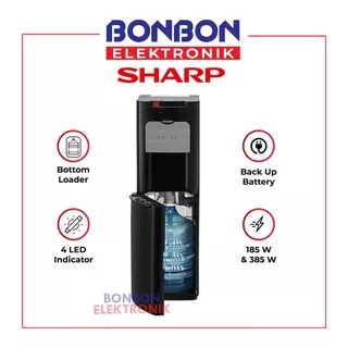 Sharp Dispenser Galon Bawah SWD-80EHL-BK / SWD80EHLBK / SWD80EHL