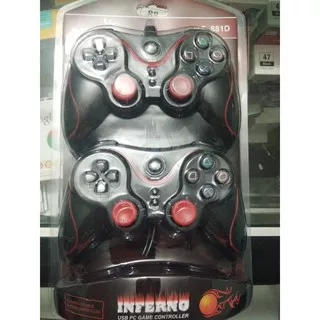 Gamepad DOUBLE Getar Usb Inferno M-Tech