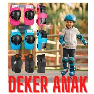 DEKKER SEPATU RODA ANAK USIA 3 - 15 TAHUN ALAT PELINDUNG INLINE SKATES - SKUTER - SKATEBOARD OXELO