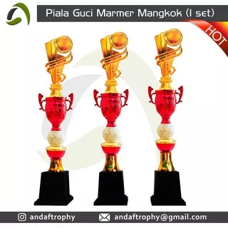 Piala/Trophy Guci Marmer/Onix Mangkok 1 Set