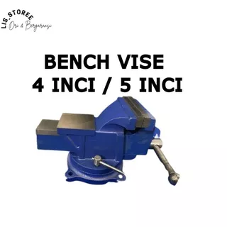 Bench Vise Ragum Putar Catok Besi 4 Inci Catok 5 inch Ragum Besi Bench Vise 5inch Catok Paron 4inch Catok Duduk