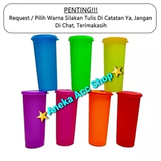 SOUVENIR GELAS PLASTIK PLUS TUTUP WARNA WARNI TUMBLER PLASTIK COLOURFULL