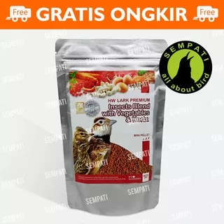 HW LARK PREMIUM PAKAN VOER PUR BURUNG BRANJANGAN INSECT BLEND WITH VEGETABLES PREMIUM HW PBIBKHW2