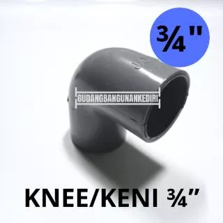 Knee pvc 3/4 JAYA | keni 3/4 | elbow 3/4 | Knee 3/4 inch sambungan pipa PVC JAYA