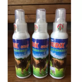 KUDIX SPRAY Obat GUDIK Untuk HEWAN TERNAK SAPI DOMBA KAMBING DLL