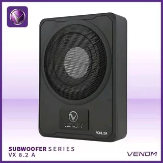 Subwoofer Kolong Jok Audio Mobil Venom VX 8.2 A Sub Aktif Venom VX8.2A Built in Power Amplifier ORI