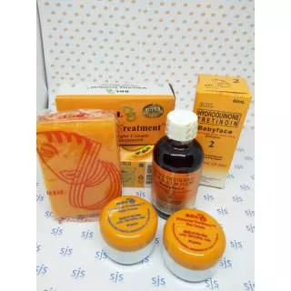 Pkt RDL CREAM RDL 8 DAY S/ M + SBN PAPAYA BPOM + TONER Rdl  NO 2 PERAWATAN WAJAH