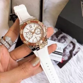 PROMO!!! JAM TANGAN WANITA GUESS W1053L2 Original