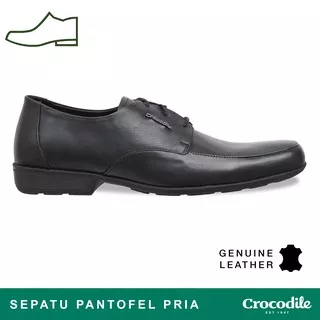 Crocodile CR-2018-1 Sepatu Kulit Pria Men Shoes Original - Black