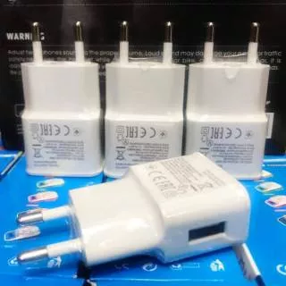 Batok travel adaptor charger samsung USB murah cocok buat semua handphone 2amper