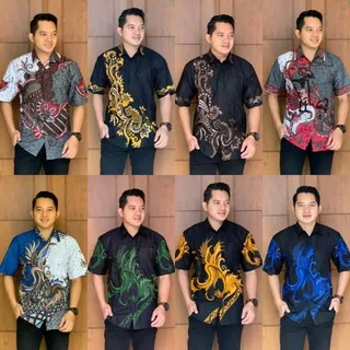 BATIK NAKULA Premium Kemeja Batik Regular motif wayang m l xl xxl