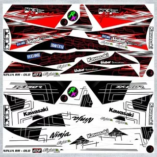 Decal Sticker Striping Variasi SEMI Fullbody Ninja RR Old /Ninja RR 150 Old Lama 2 Tak 2002-2012