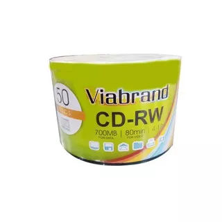 CD-RW CDRW Viabrand CD RW BLANK KOSONG ECERAN