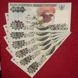 Uang kuno indonesia 20000 cendrawasih 1995
