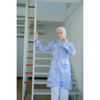 TUNIK BELINDA _TUNIK SOFT_tunik batik_atasan wanita_tunik modern_ tunik terlaris