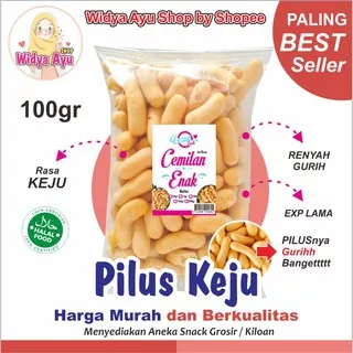 Pilus Keju 100gr / Pilus Ikan Kerupuk Ikan Krupuk Ikan / Pilus Tegal / Pilus Cikur WAP SHOP