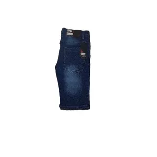 Celana Jeans Pendek Pria Remaja Slimfit Biowash (Gest)