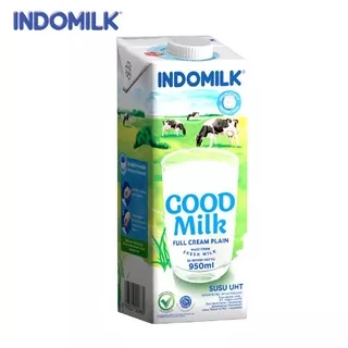 Indomilk Full Cream Plain 950 ml - Susu UHT Indomilk Full Cream 950 ml