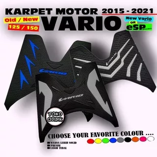 Karpet Vario 125 - Karpet Vario 150 - Karpet Motor Vario 125 - Karpet Vario - Karpet Motor Vario - Pijakan Kaki Vario - Alas Kaki Vario 125 - Vario 150 New - Vario 125 New - Step Floor Vario 125 New - Karpet Vario 150 New Led