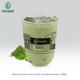 Bubuk Minuman MATCHA GREEN TEA Powder 1000g - FOREST Bubble Drink