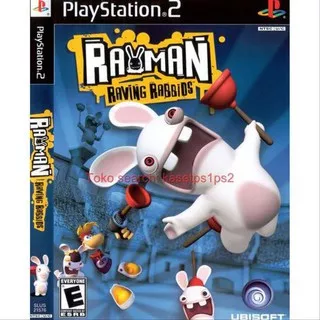 Rayman Raving Rabbids Cd Ps2 Kaset Ps2 Game Ps2