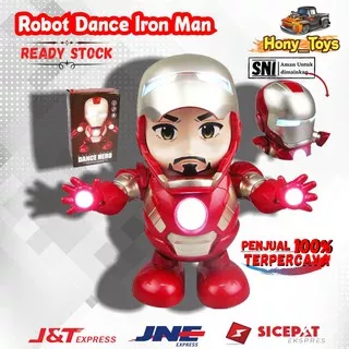 Promo Mainan Anak Avenger Iron Man Smart Dance Robot Super Hero No.LD155A