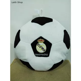 Boneka Bantal Bola Real Madrid Soccer Football Club Merchandise Pillow