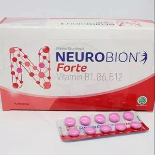 Neurobion Forte Pink Vitamin Neurotropik Strip isi 10