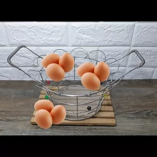 Keranjang telur ayam tempat buah keranjang stainless tempat sayur