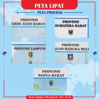 Peta Lipat Provinsi Aceh Peta Sumatera Utara Peta Bangka Belitung Peta Papua Barat